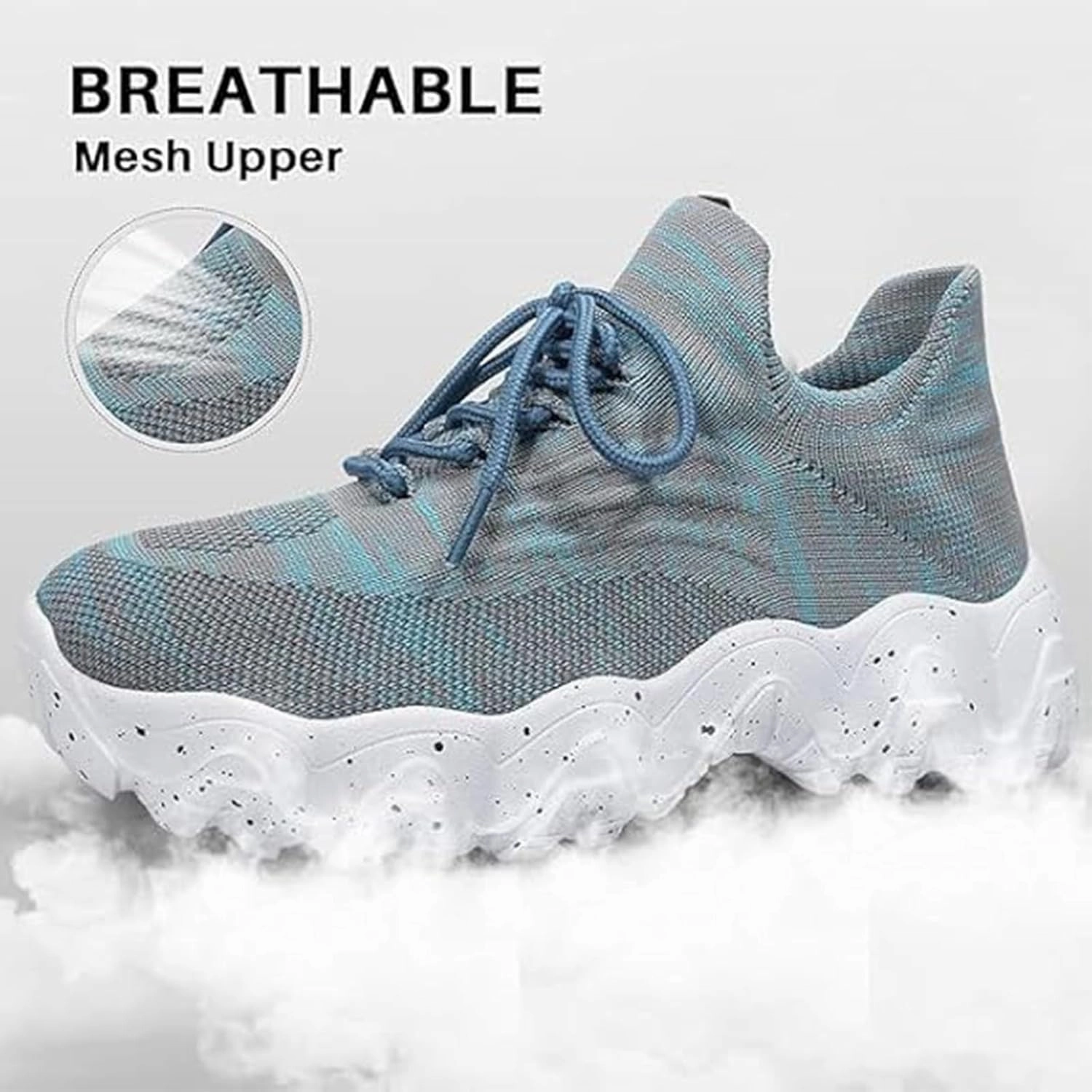 Gel Inserts For Sneakers Nurse Babe Shoes, Orthopedic Shoes for Women, Comfort Wear Orthowear Shoe, Ortho Pro Sneakers Breathable Mesh Casual Footwear Walking Running Sneakers with Arch Support Soft Comfy Cushion