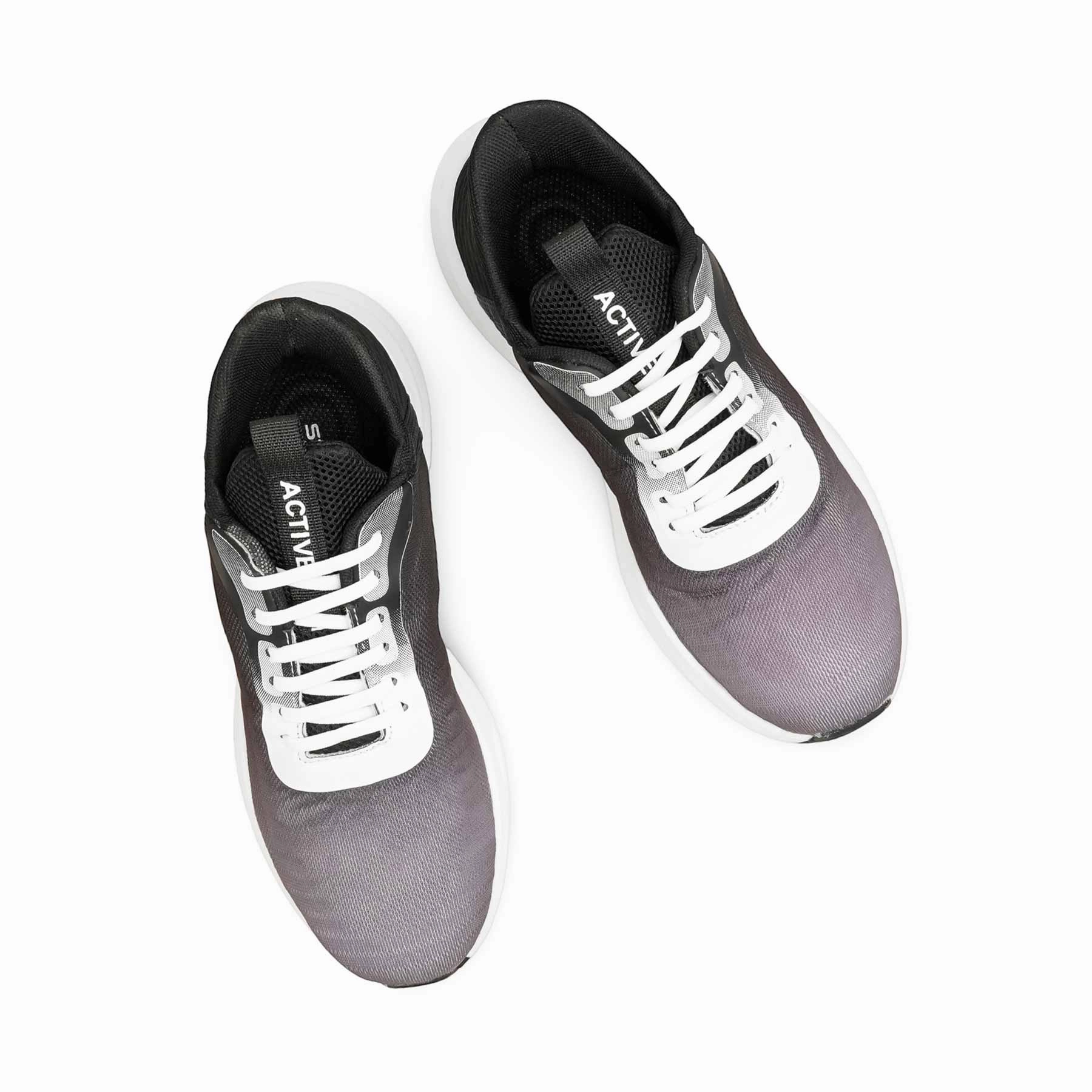 Black Casual Sneaker For Women AT7413 Sneakers With Spring Heels