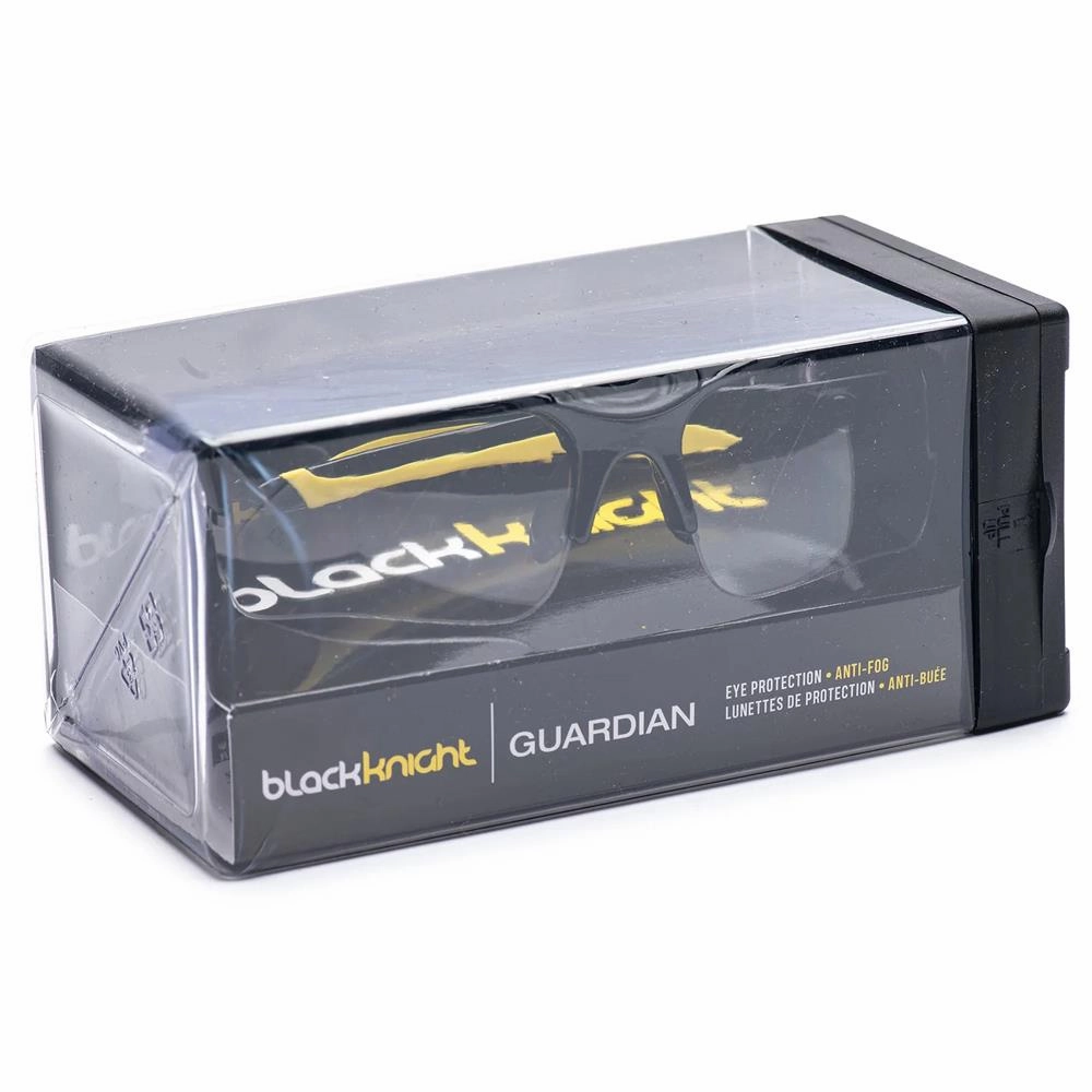 Black Knight Guardian Protective Eyewear - Black/Yellow Badminton Wide Shoes