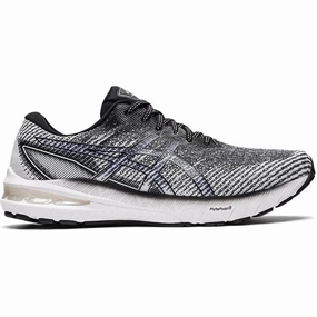 Men's Asics GT-2000 10, WHITE/BLACK, 9.5 D Medium Asics Throwing Shoes