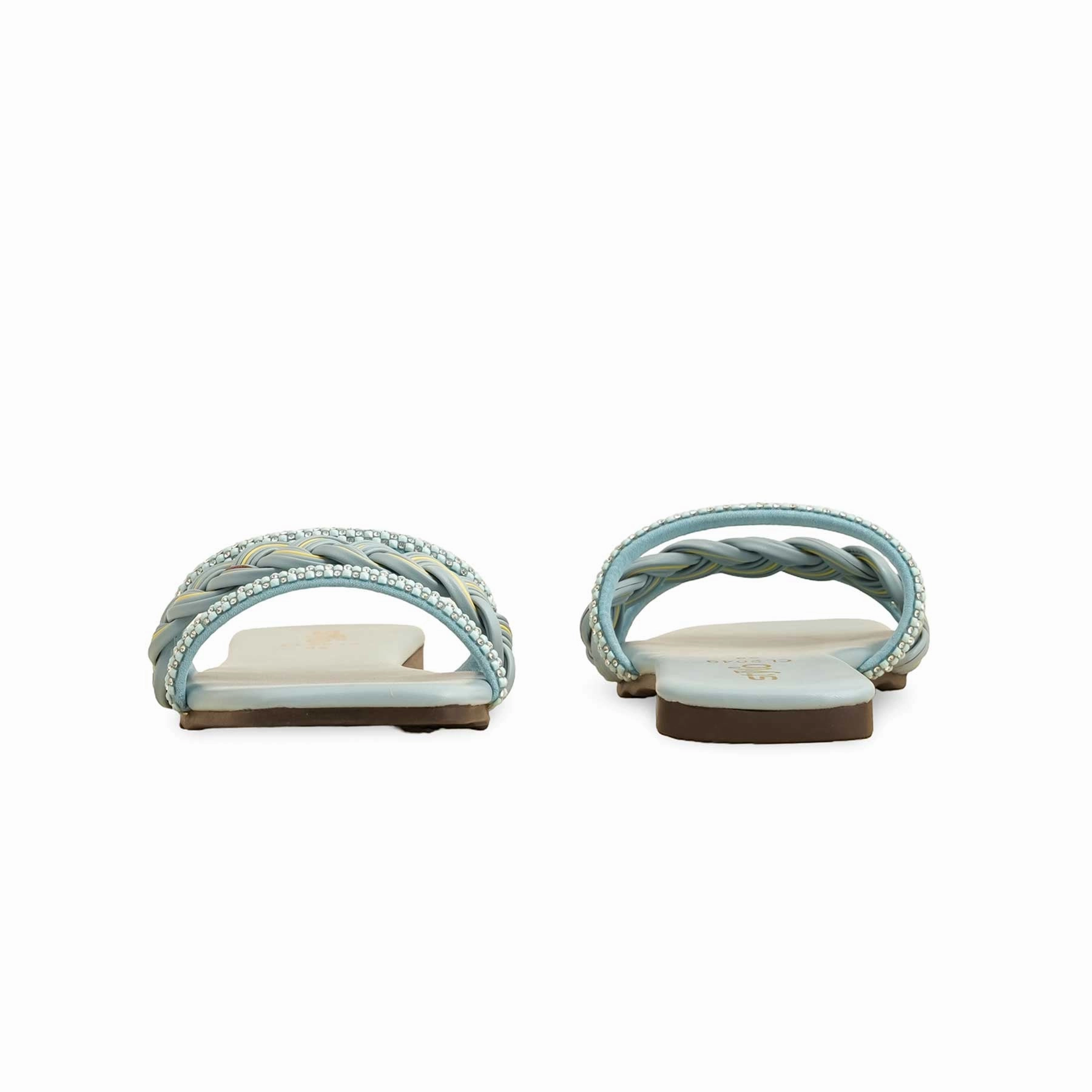 Blue Casual Slipper CL2049 Slip On Dupes