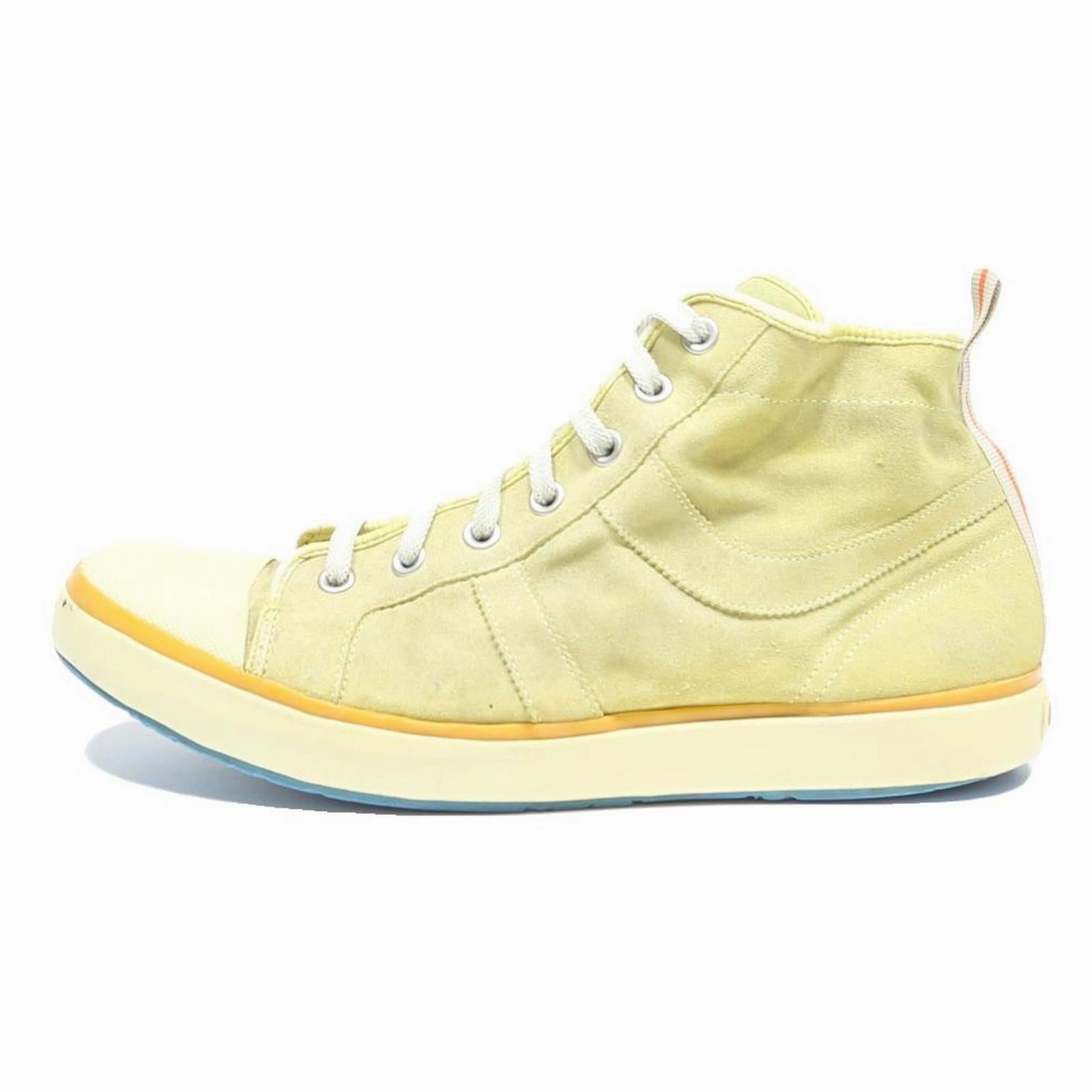 BOSS Beige Mens High Top Trainers Synthetic UK 10.5 Casual Comfortable Stylish Cowboy Boots Square Toe