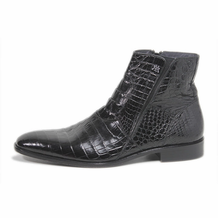 Slip On Athletic Shoes With Arch Support Belucci Alligator Boot Black