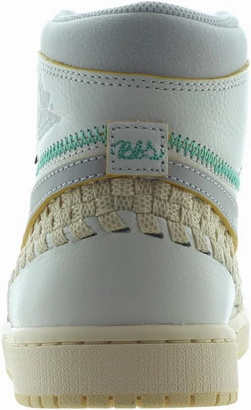 Nike Air Jordan 1 Retro High OG Men's Shoes White/Black-Green Glow DZ5485 130 Nike General Purpose Shoe