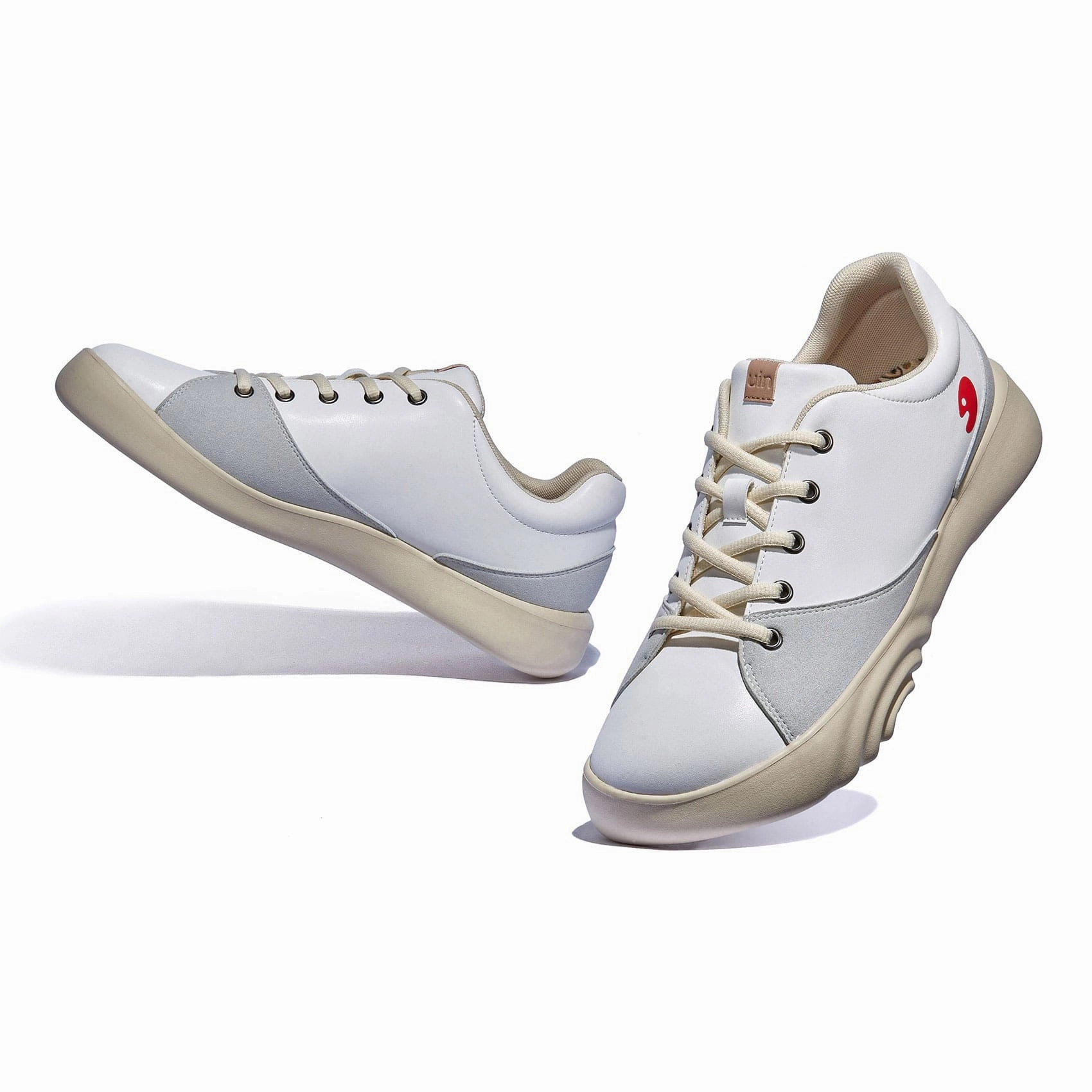 Bright White Denia I Women Skater Shoes With Big Laces