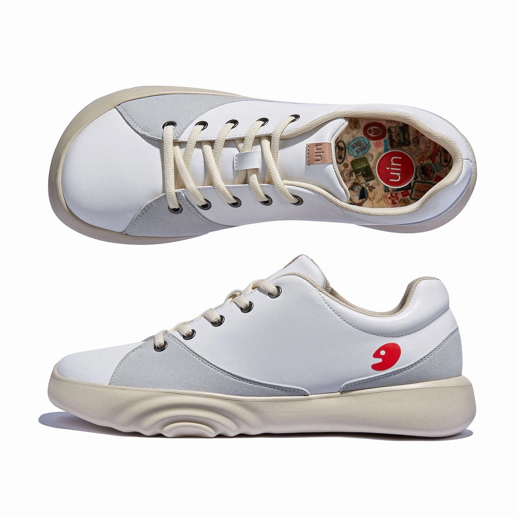 White Skater Shoes Bright White Denia I Women