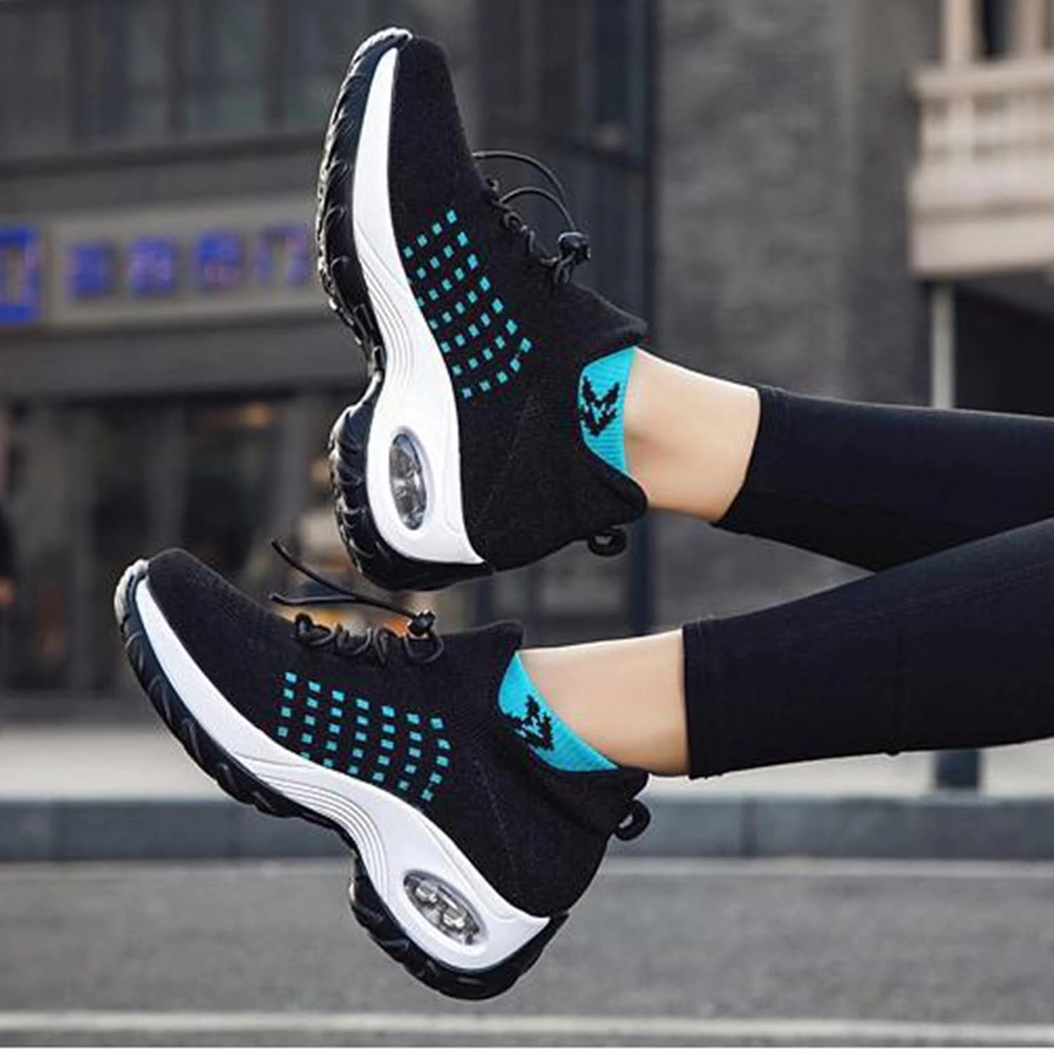 Orthopedic Sneakers Breathable Women Slip on Trainers Comfortable Shoes for Women Stretch Cushion Athletic Shoe Unisex Casual Thick Bottom Walking Shoe James Harden Basketball Sneakers