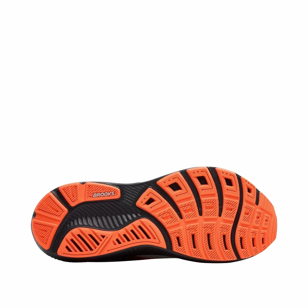 Brooks Men's Ghost 17 Sneaker in Oyster Mushroom/Orange/Ebony Cp3 Vi Basketball Shoes