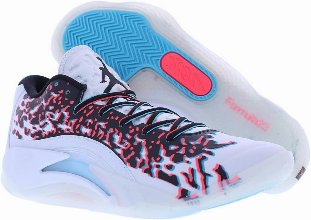 Nike Shoes Football Shoes Jordan Zion 3 Men's Shoes (DR0675-106, White/University RED/Cement Grey)