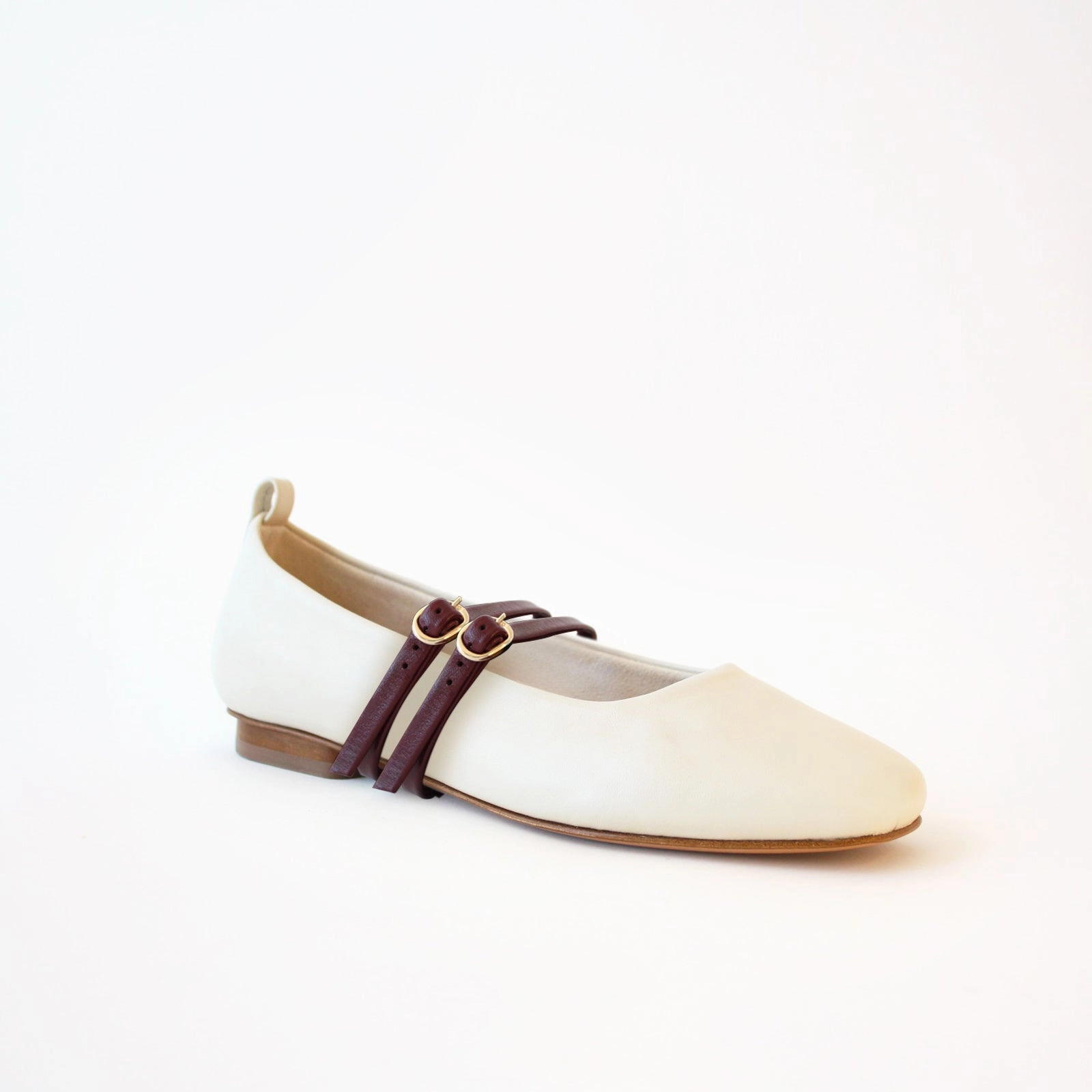 Badminton Shoe Burgundy Double Lane