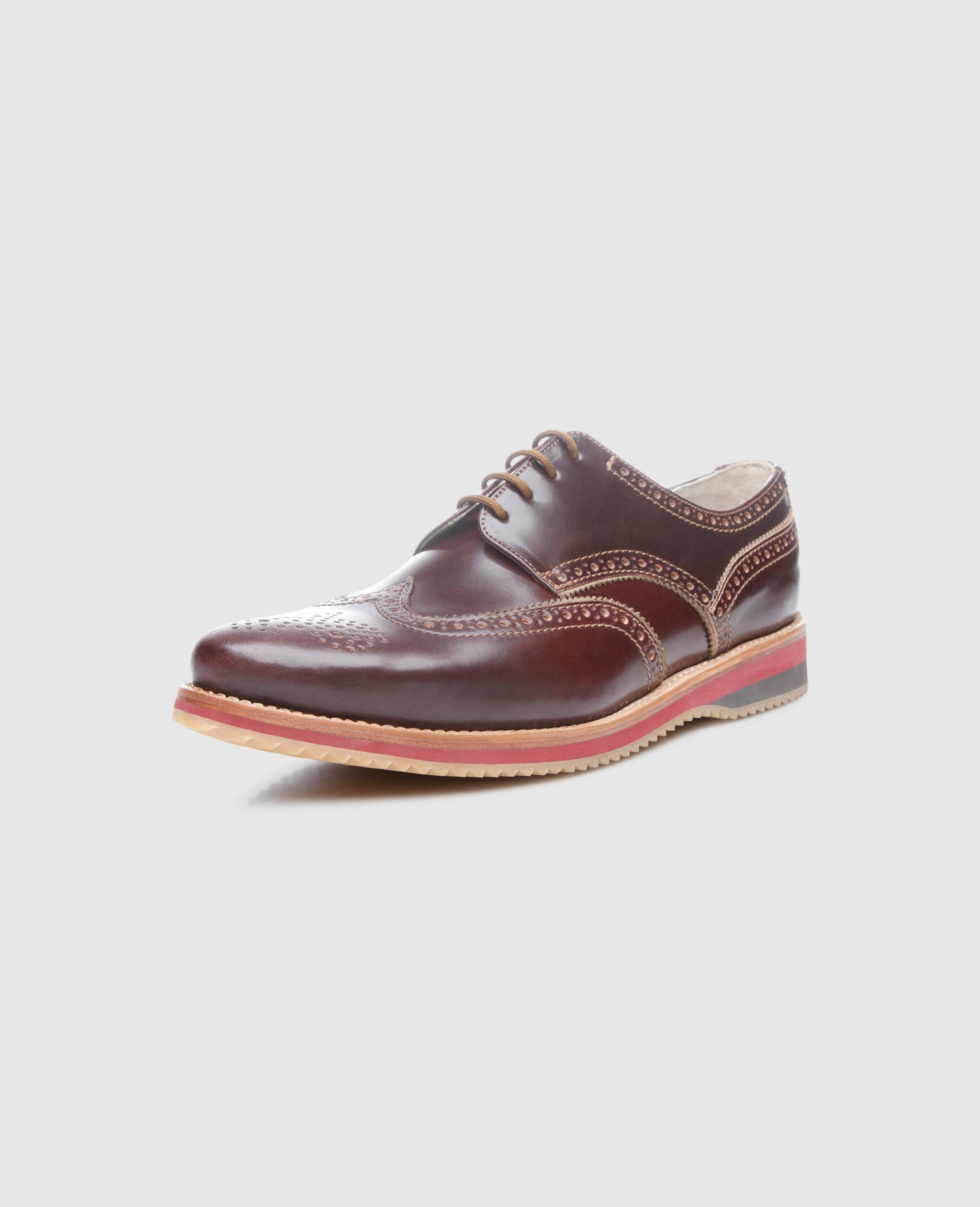 Derby Shoes Vs Oxford Shoes Campus Full-Brogue C - Oxblood