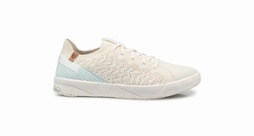 Personalized Basketball Sneakers Cannon Knit 3 W White Pale Blue