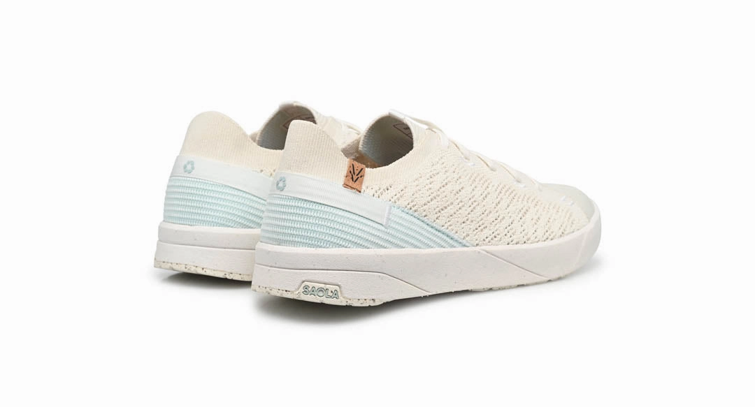 Twinkle Toes Sneakers Cannon Knit 3 W White Pale Blue