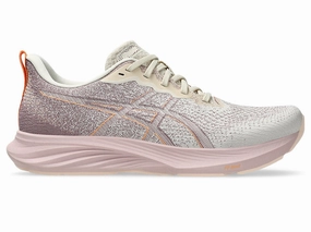 Women's Asics Dynablast 4, Oatmeal/Dusty Mauve, 8.5 B Medium Netball Shoes Asics