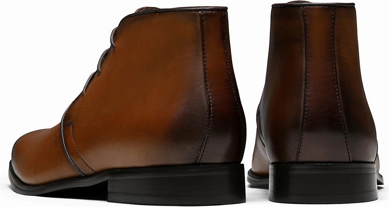 Winter Shoe Boots Jousen Leather Boots for Men Dress Classic Mens Boots Polish Retro Ankle Chukka Boots Mens