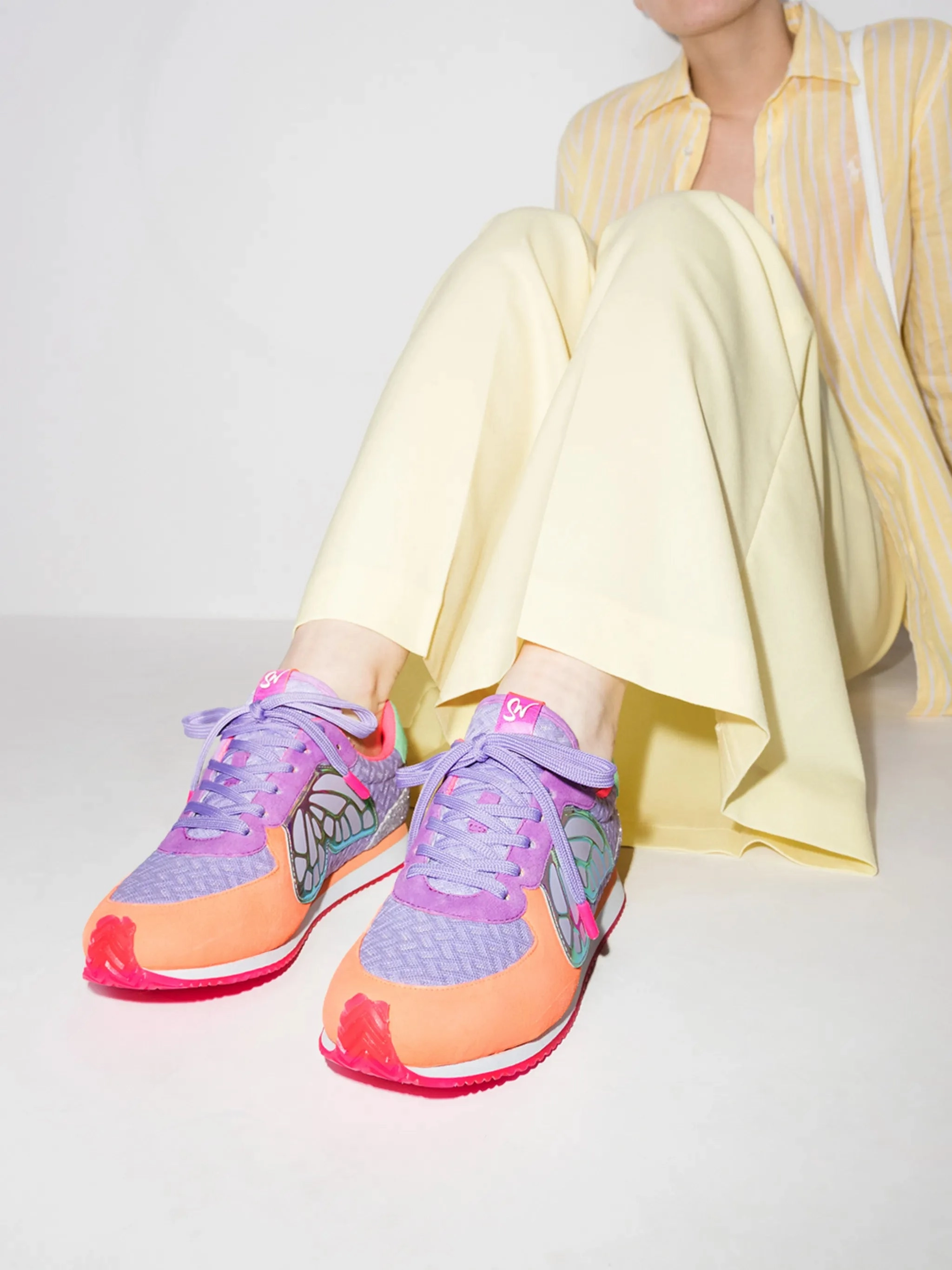 Best Sneakers For Travel Chiara butterfly sneakers