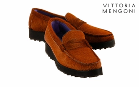 Vm Masha Brown Thick Loafers