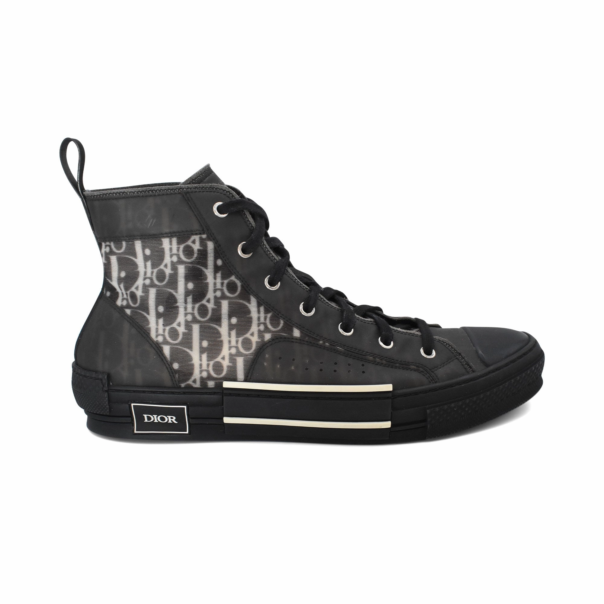 Christian Dior 'B23' High-Top Sneakers - Men's 45 High Heeled Shoe Chair