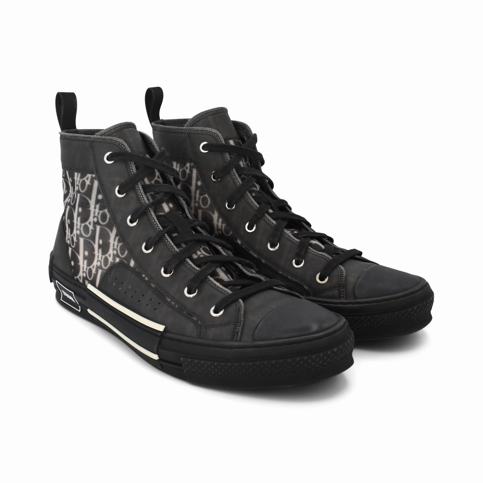 High Heeled Slouch Boots Christian Dior 'B23' High-Top Sneakers - Men's 45