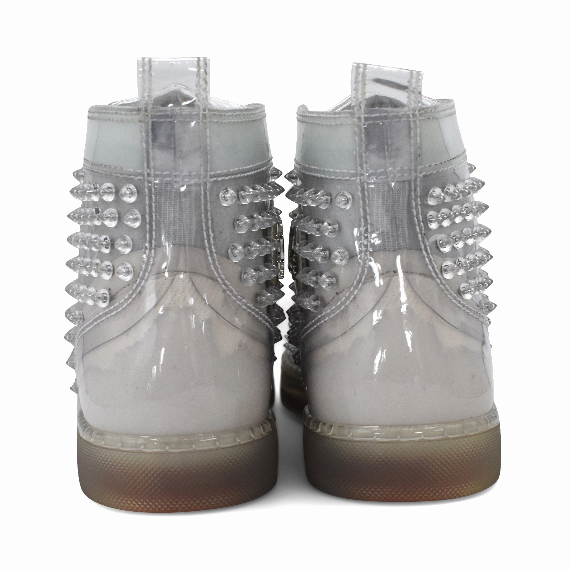 Christian Louboutin 'Louis Spike' Sneakers - Men's 40 High Heels Crossed Legs