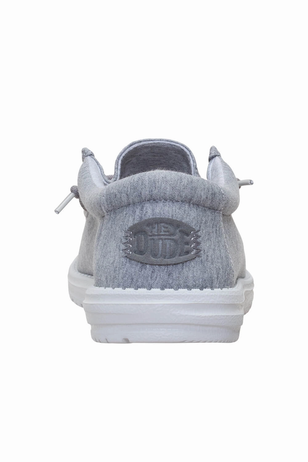 Ultra Oxfords HEYDUDE Mens Wally Stretch Jersey Shoes in Grey | 45433-030