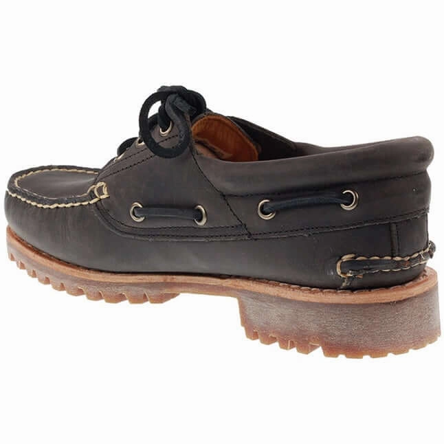 Timberland Boots Mens Authentic 3 Eye Classic Lug Medium Grey Leather Postman Oxfords