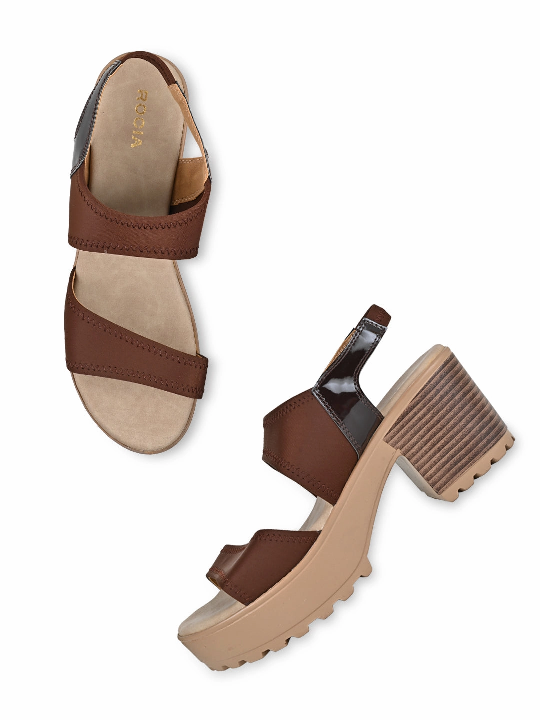 Advantages Of Wearing High Heels Rocia By Regal Brown Women Comfortable Lycra Platforms