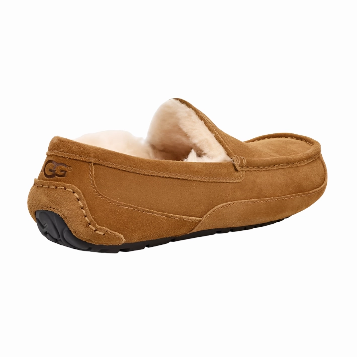 Diabetic Slippers Ugg Mens Slipper Ascot Chestnut