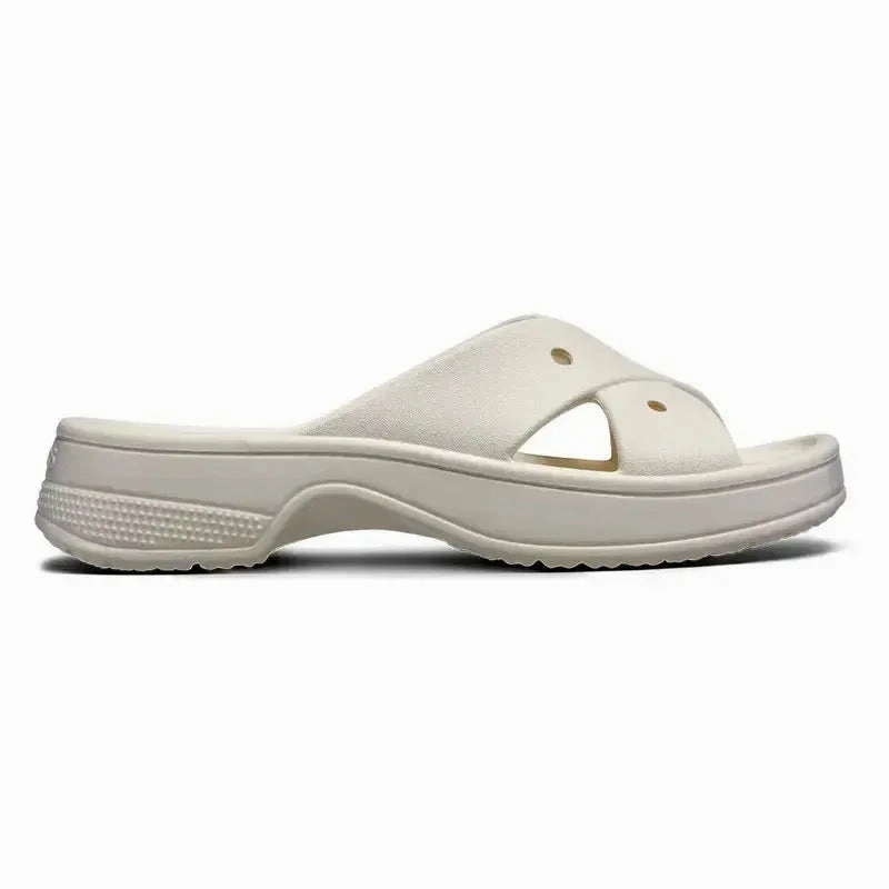 Zero Sandals Crocs CL Women Cross Strap - Chalk