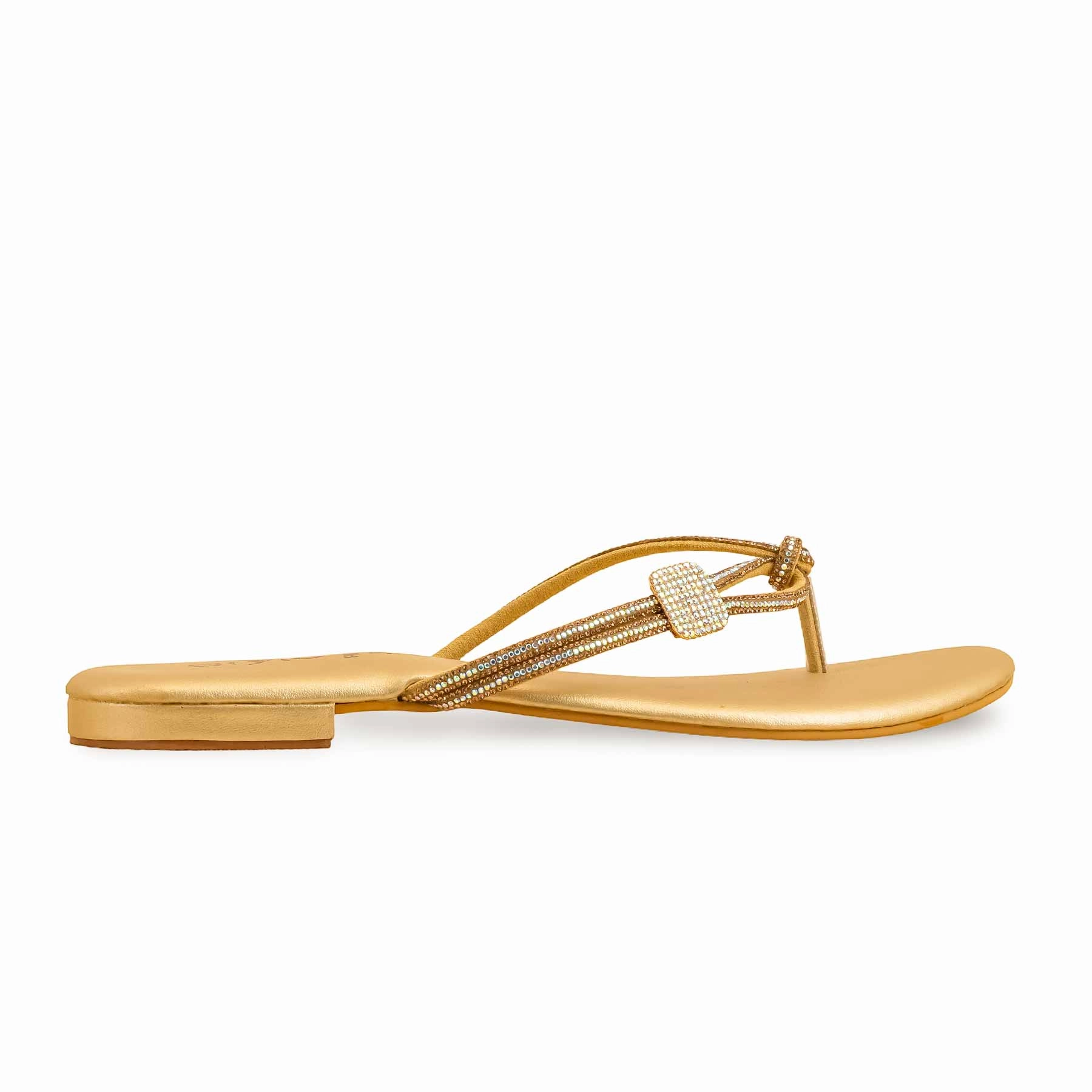 Soft Sole Sandals Golden Fancy Chappal FN0782