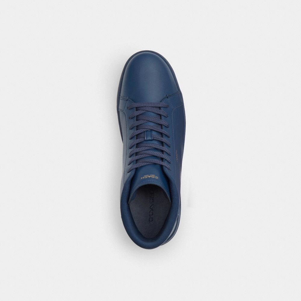 High Heels Film Coach High Line High Top Sneaker Deep Blue