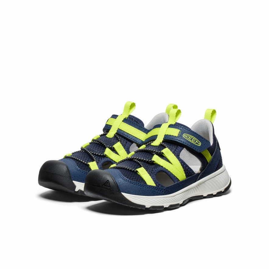 Big Kids' Motozoa Sandal  |  Naval Academy/Evening Primrose High Arch Trail Running Shoes