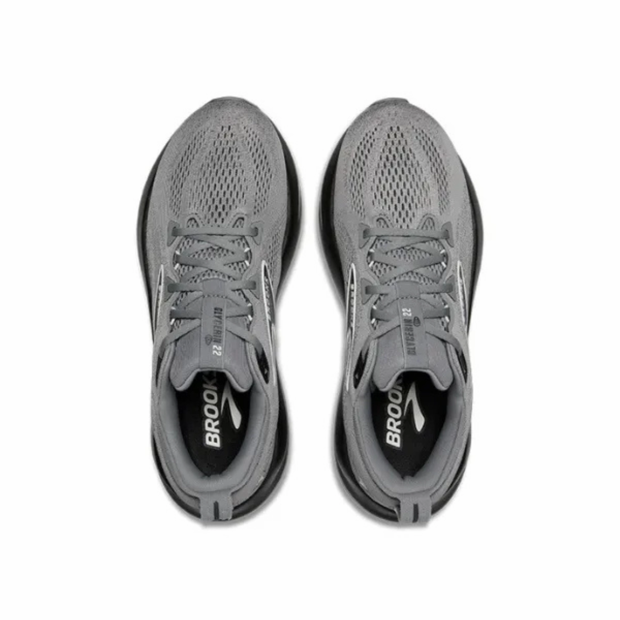 Men's - Brooks Glycerin 22 - Primer Gray/Ebony/Bluewash Shoes Sizing For Crack Climbing