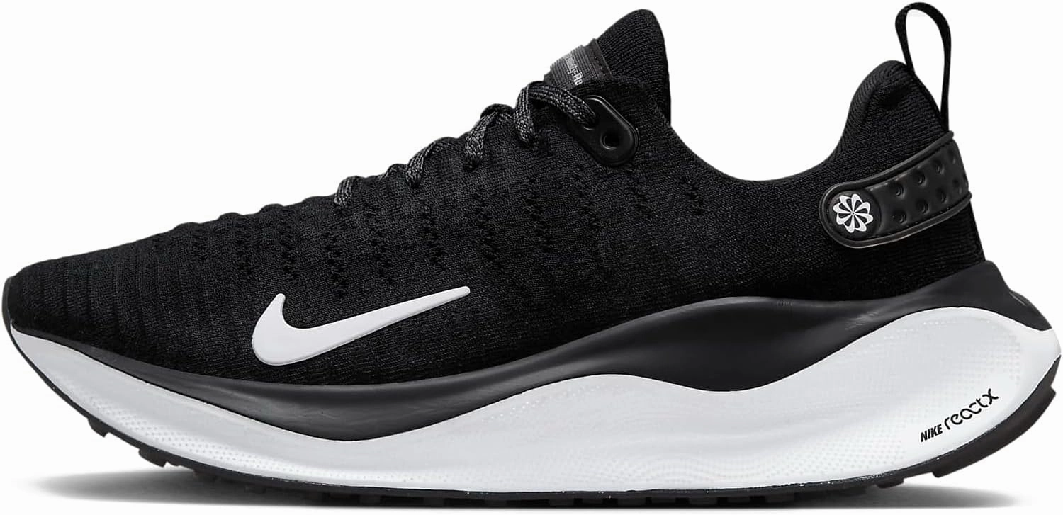Roshe Nike Shoes Nike InfinityRN 4 Women's Road Running Shoes (Extra Wide) (FN0880-001, Black/Dark Grey/White) Size 9