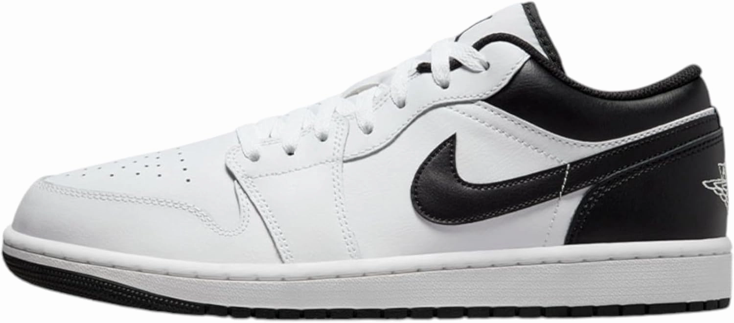 Nike Air Jordan 1 Low Men's Shoes (553558-132,White/Black-White) Size 12 Miami Dolphins Nike Shoes