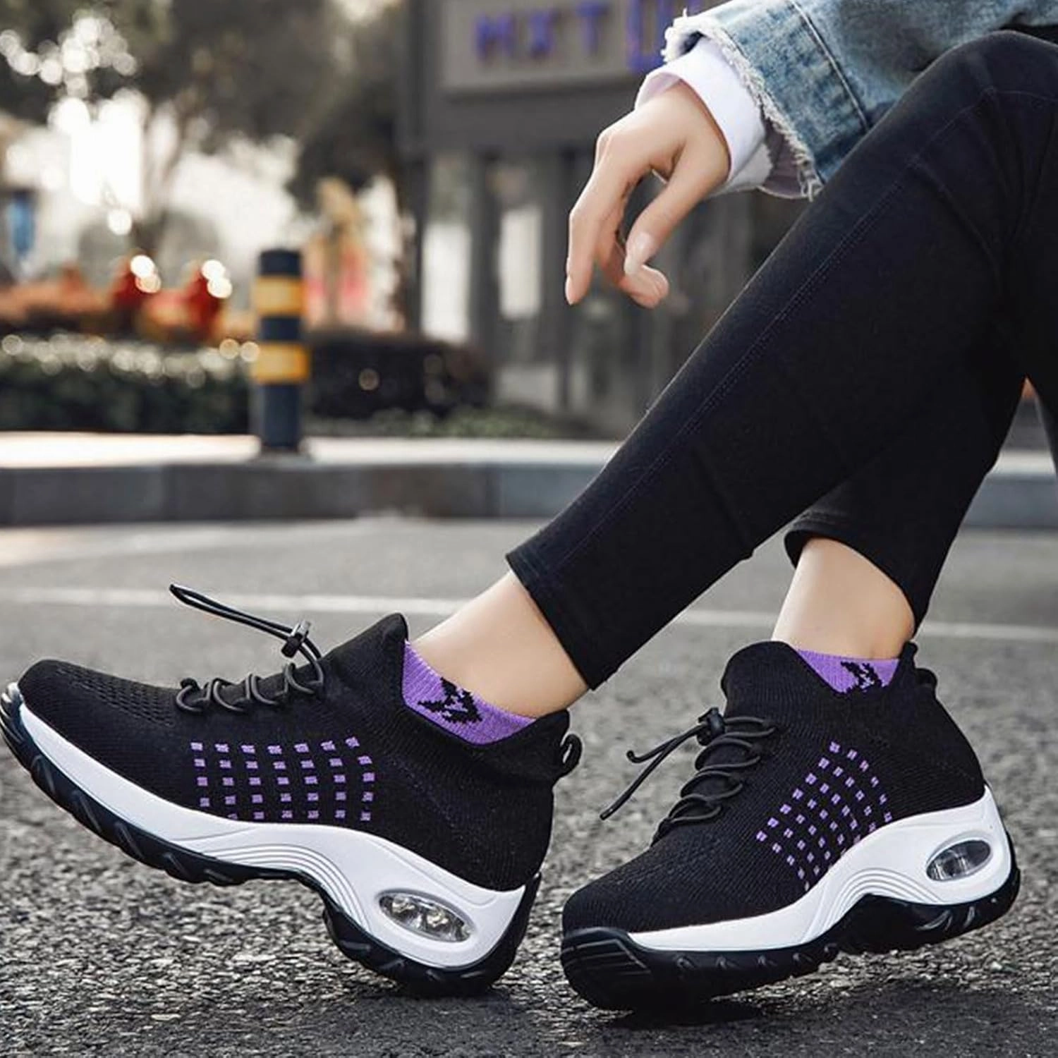 Comfort Wear Orthowear Shoes for Women Plantar Fasciitis Ortho Stretch Cushion Shoes for Women, Comfortable Orthopedic Walking Sneakers Nurse Shoe Mesh Breathable Diabetic Shoe Supination Sneakers
