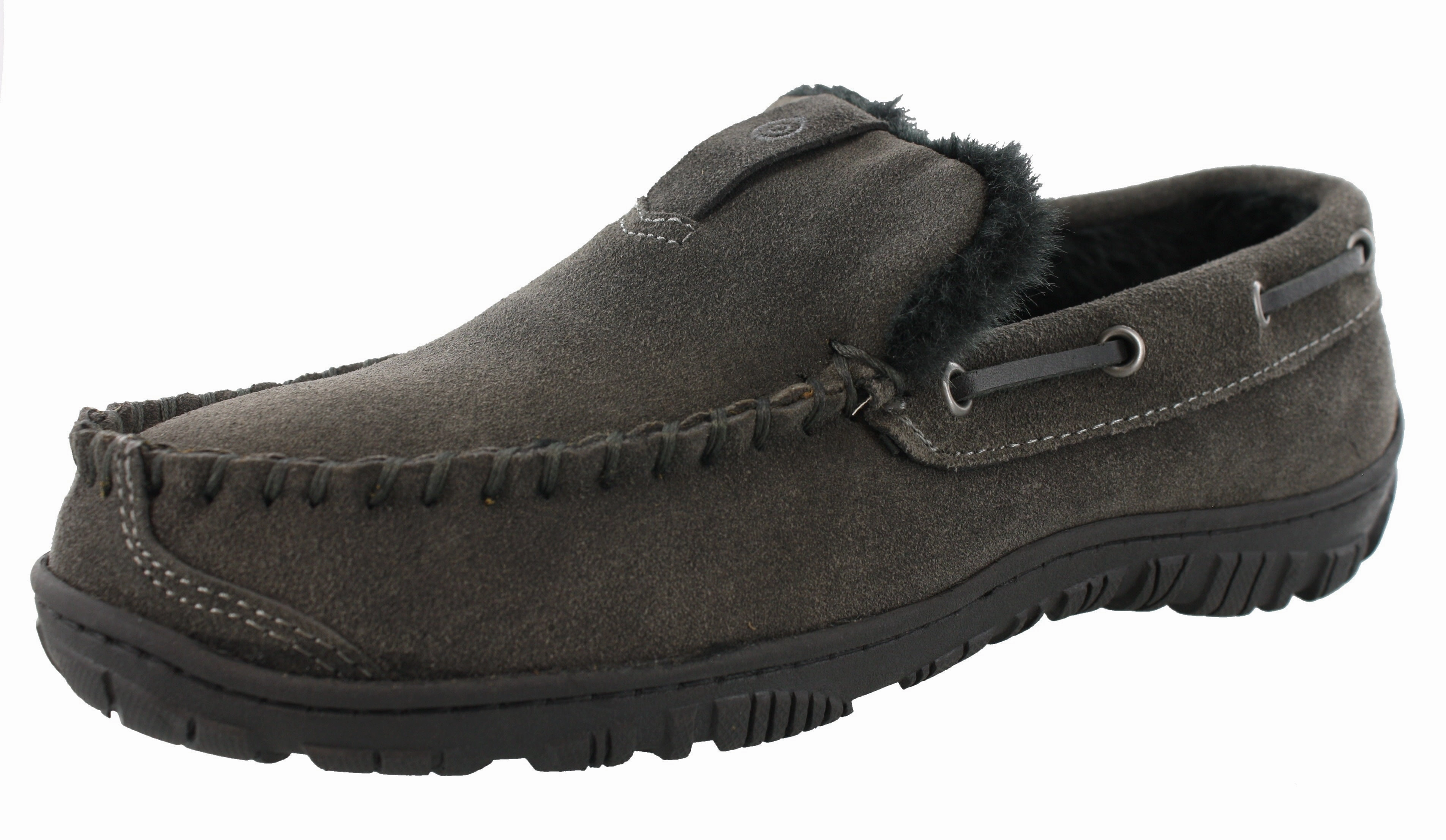 Clarks Men Warm Cozy Easy On Slip On Moccasin Slippers Warren Cloudies Slippers