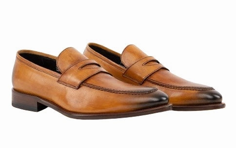 Blake Stitched Loafers Style: 7730-Caramel