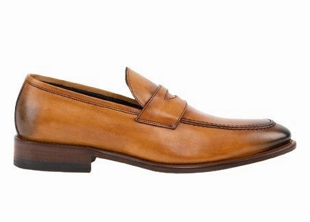 Style: 7730-Caramel Platform Lace Up Loafers