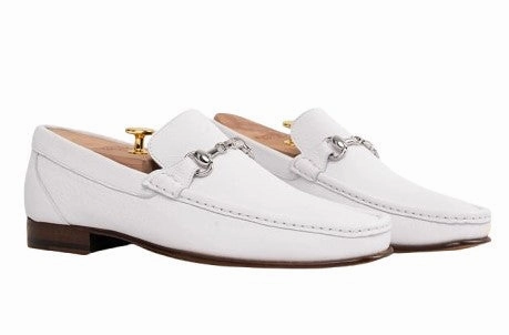 Loafers Pointed Style: 8616-White