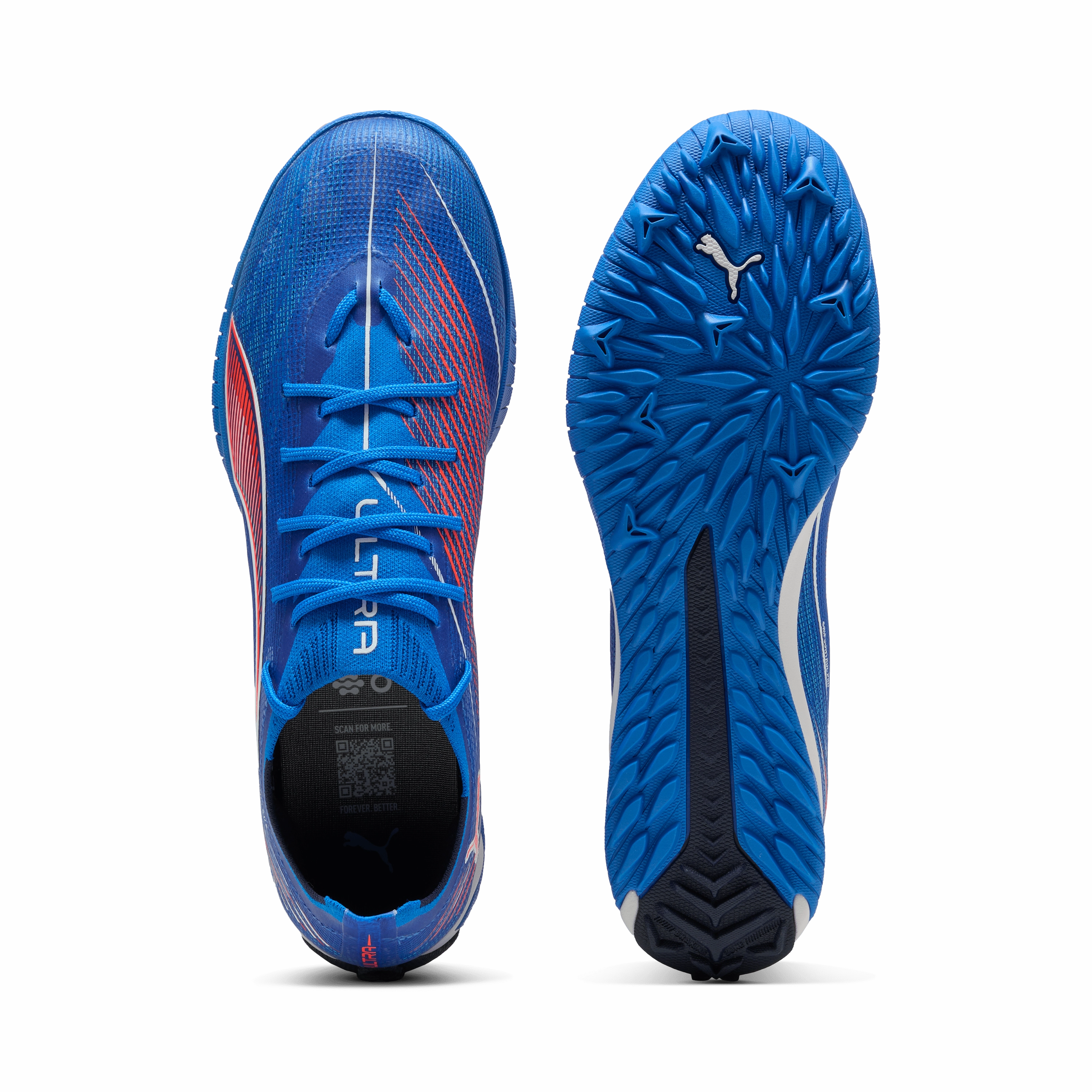 PUMA Ultra 6 Pro Cage Turf Soccer Cleats -Blue/White Soccer Baseball Cleats