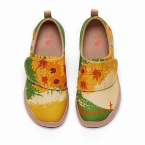 Eclipsion X Badminton Shoes Van Gogh Sunflowers V5 Kid