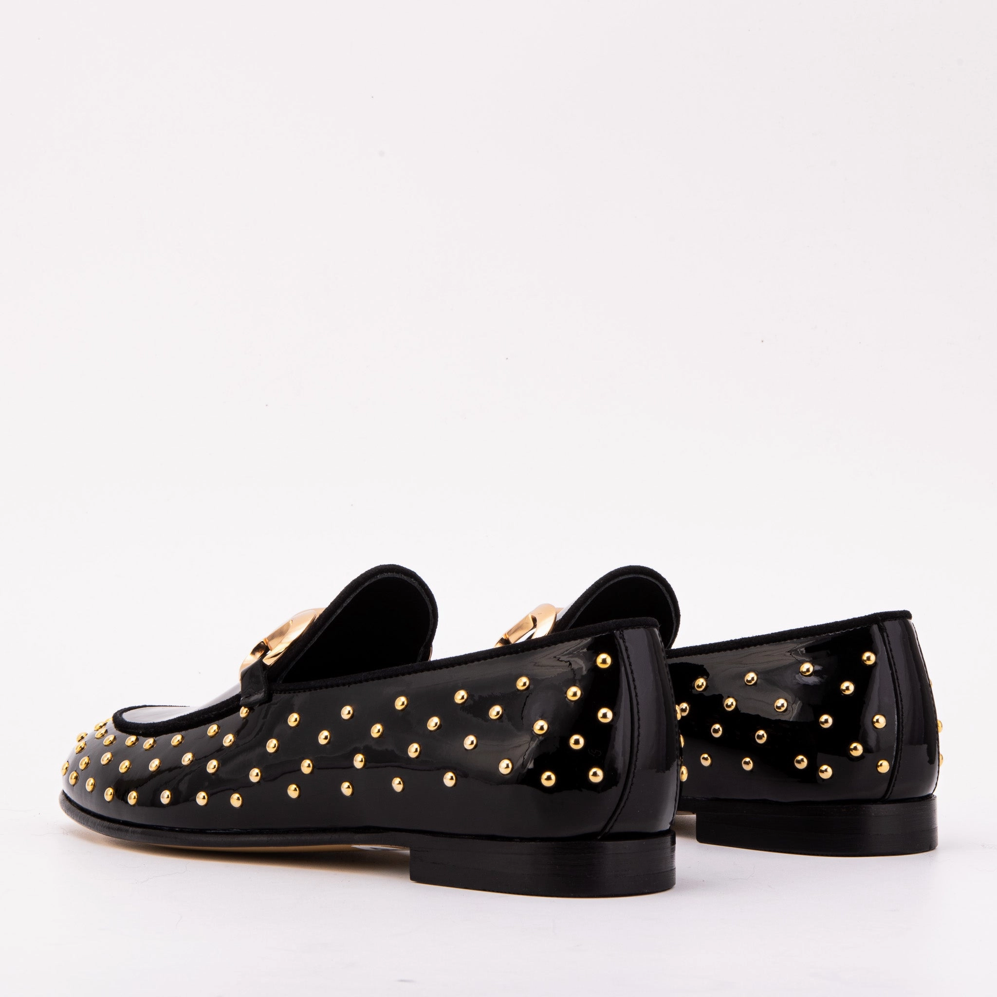 The Jupiter  Shoe Black Spike Leather  Bit Dress Loafer Limited Edition Women  Shoe Pink Gucci Loafers