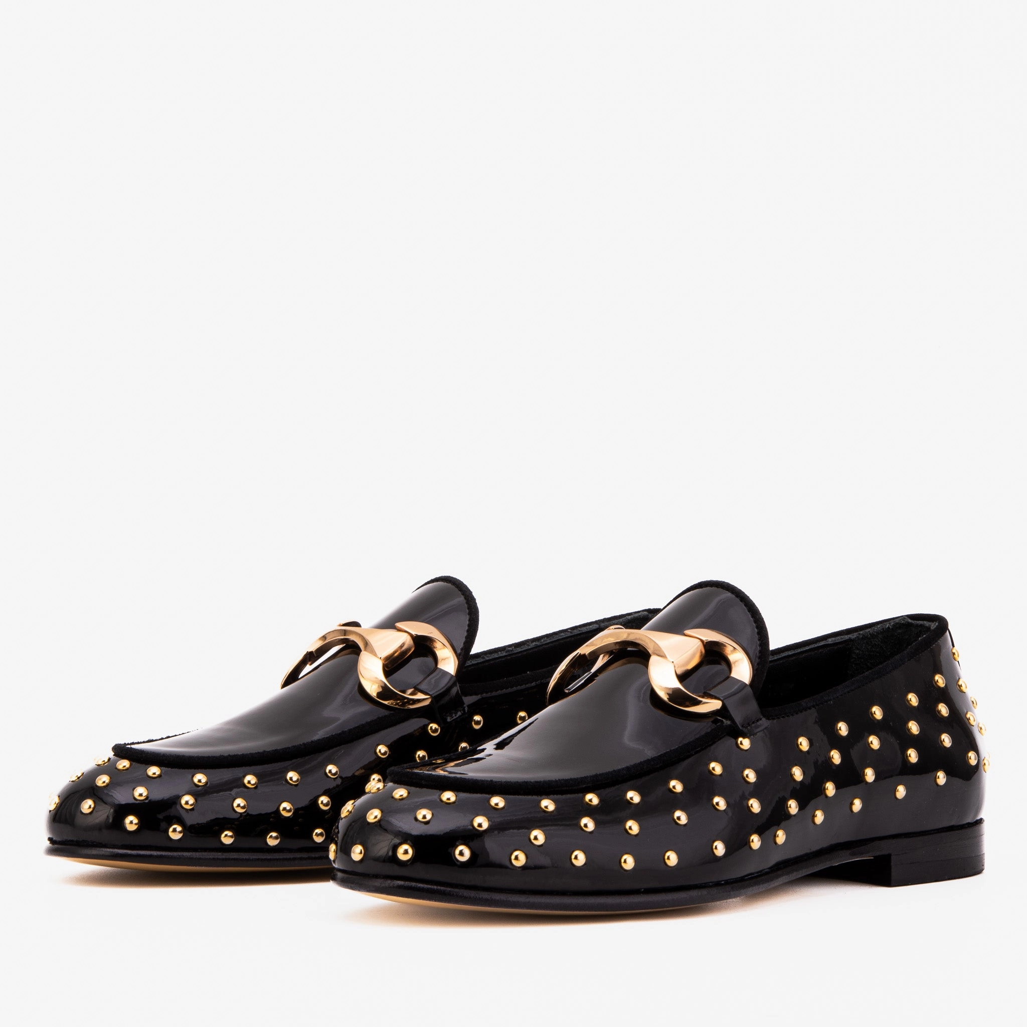 The Jupiter  Shoe Black Spike Leather  Bit Dress Loafer Limited Edition Women  Shoe Dior Loafers Sale