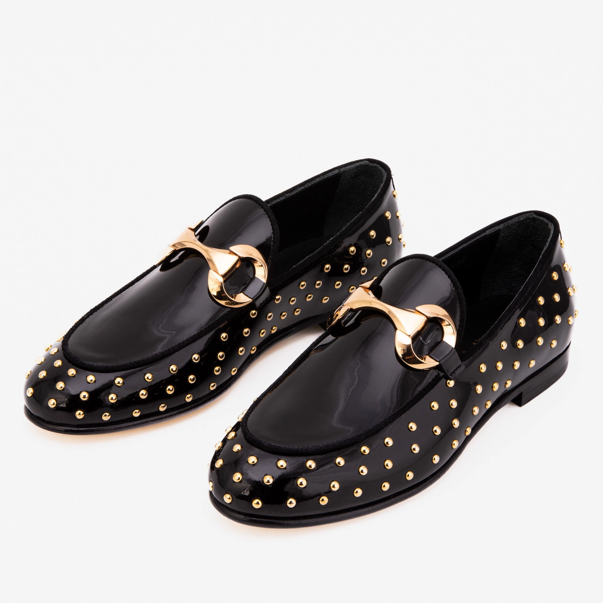 Yellow Loafers The Jupiter  Shoe Black Spike Leather  Bit Dress Loafer Limited Edition Women  Shoe