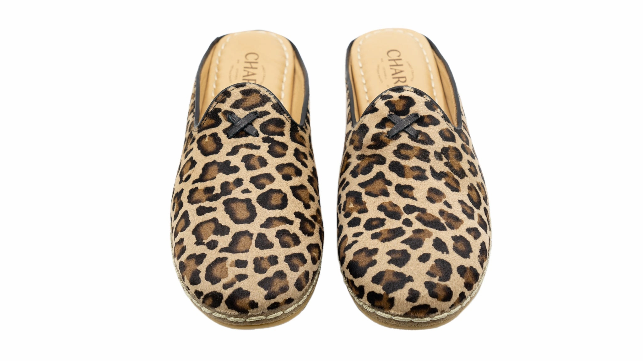 Basketball Shoes With Good Grip Leopard Mules for Men