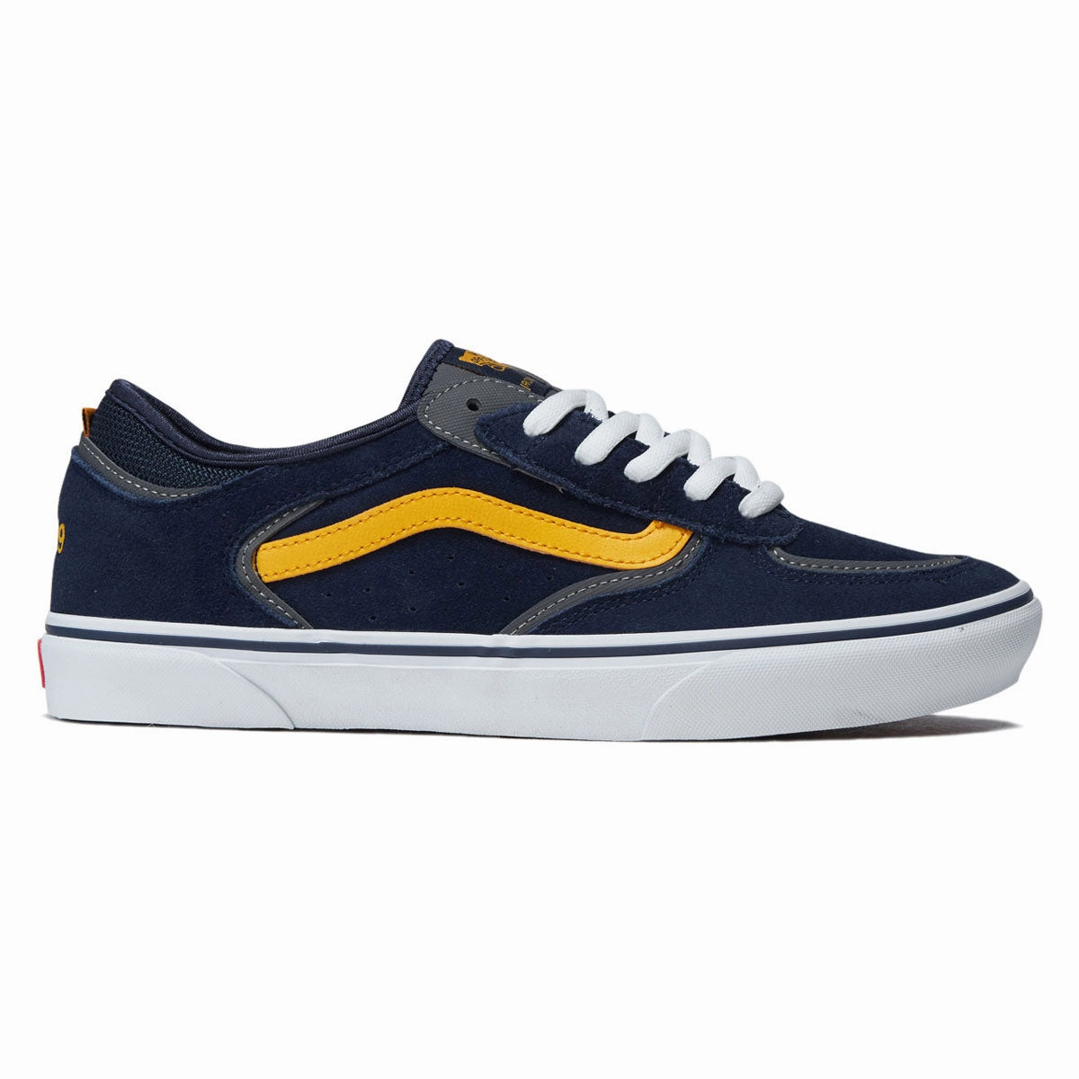 Vans Skate Rowley Shoes - Navy/Yellow Vulc Skate Shoe