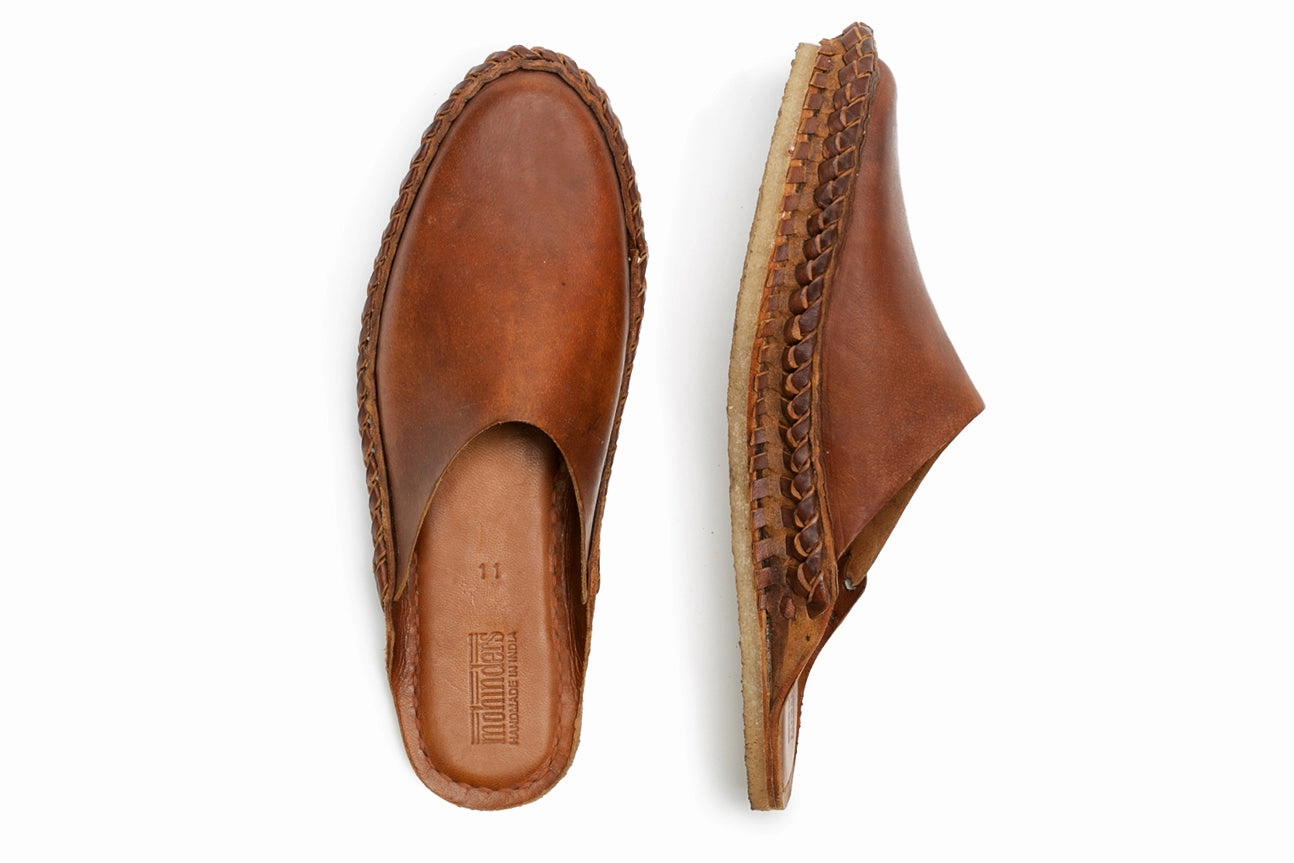 Heritage Solid City Slipper in Walnut Shiraleah Slippers