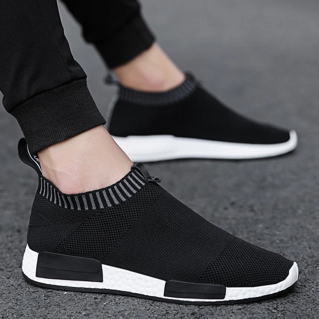 Cleats For Turf Cork Men Shoes  Sneakers Men Breathable Air Mesh Sneakers Slip on Summer Non-leather Casual  Lightweight Sock Shoes Men Sneakers