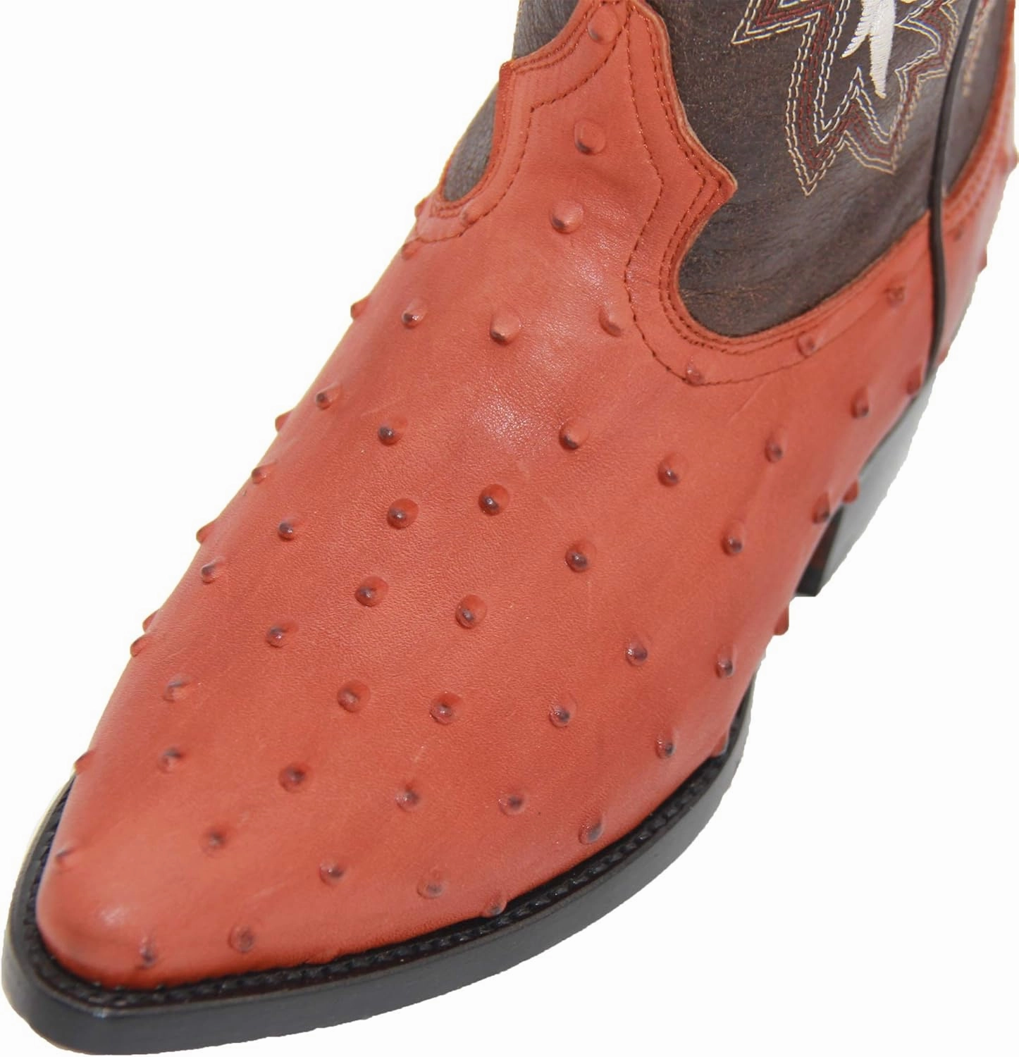 Cute Winter Boots Meaning Tiktok Western Shops Mens Leather Ostrich Quill Print Western Cowboy Boots